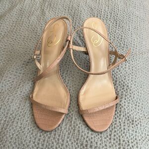 Jeffrey Campbell Snakeskin Strappy Heels Size 8.5